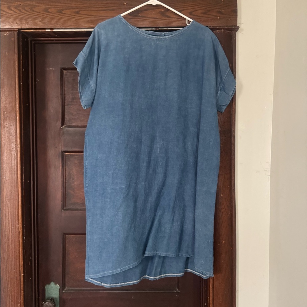 Elizabeth Suzann overdyed indigo Dress